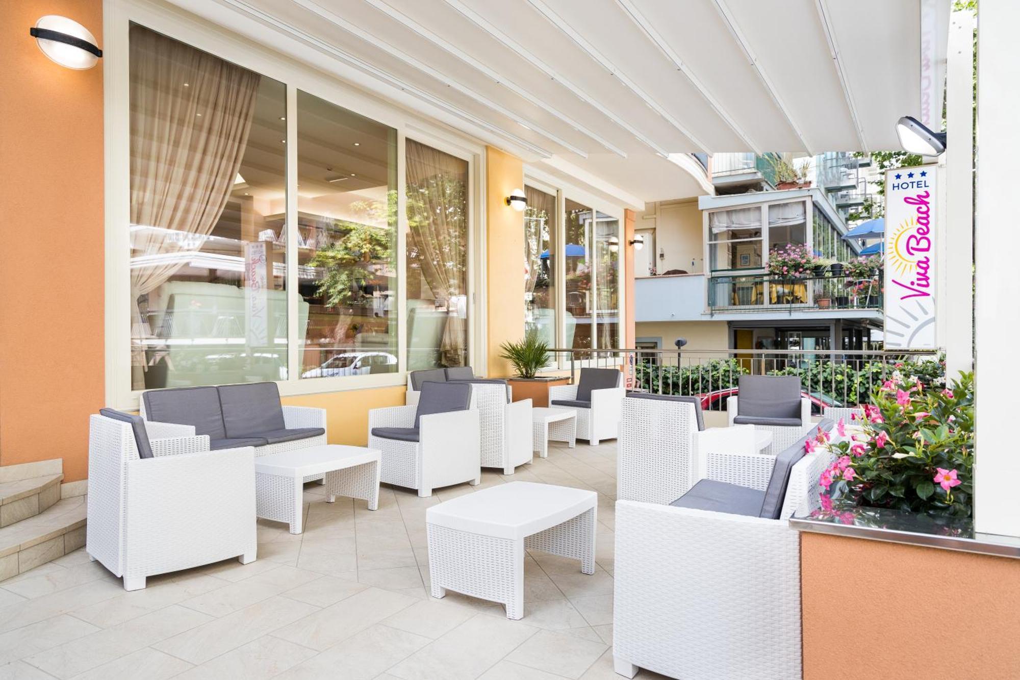 Viva Beach Hotel Rímini Exterior foto